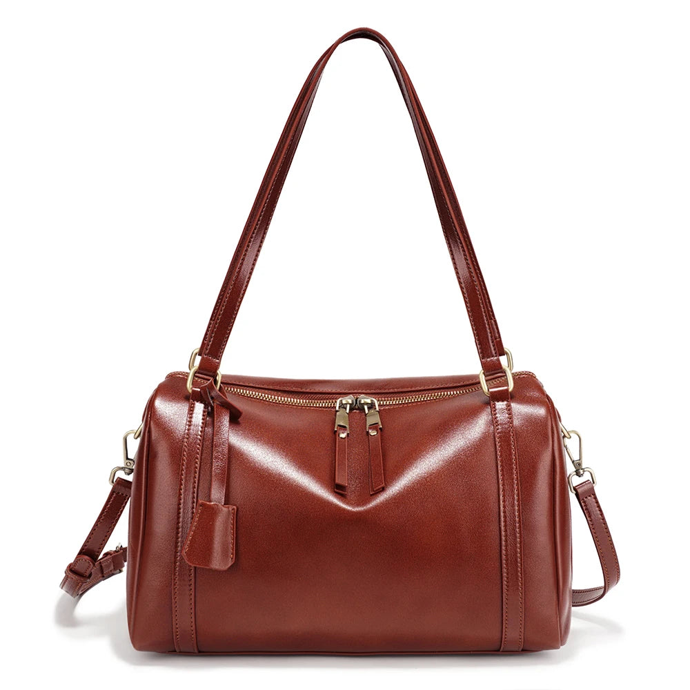 Zency Premium Genuine Leather Designer Handbag Women Shoulder Bag Crossbody