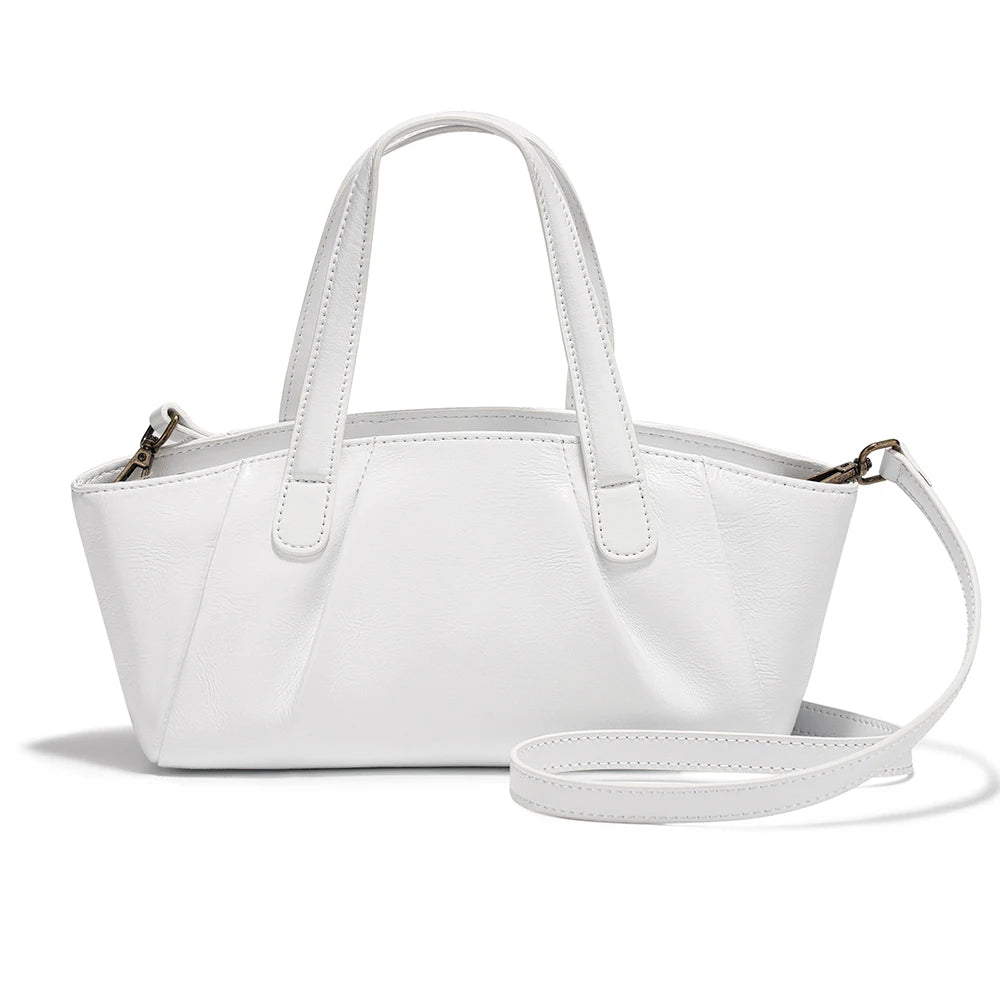 Zency Women's Genuine Leather Handbag Female Shoulder Crossbody Bags