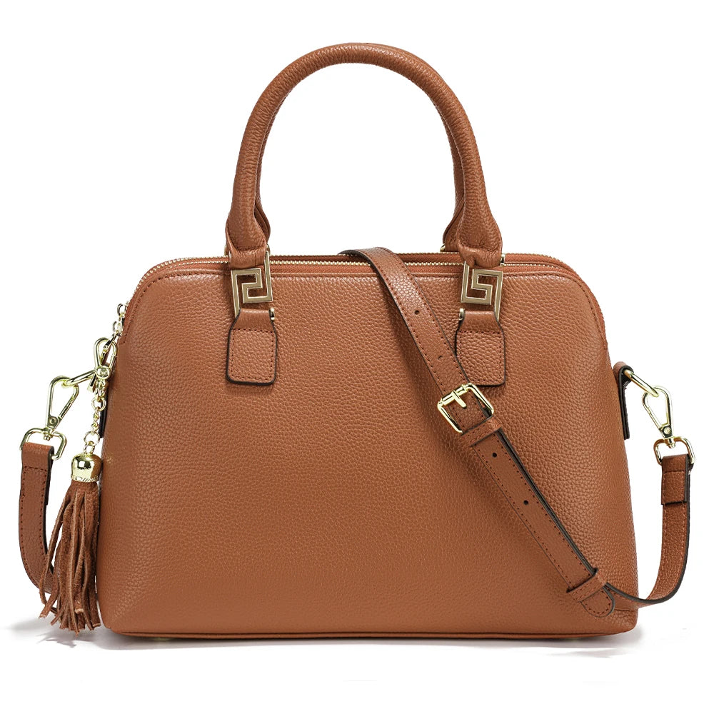 Zency Women 100% Genuine Leather Shoulder Cross body Bag