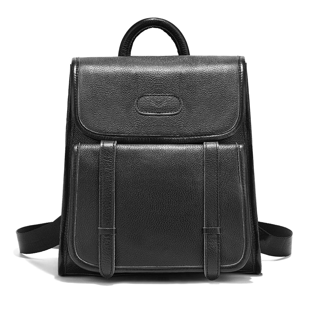 Zency Genuine Leather Leather Backpack for Women with cover