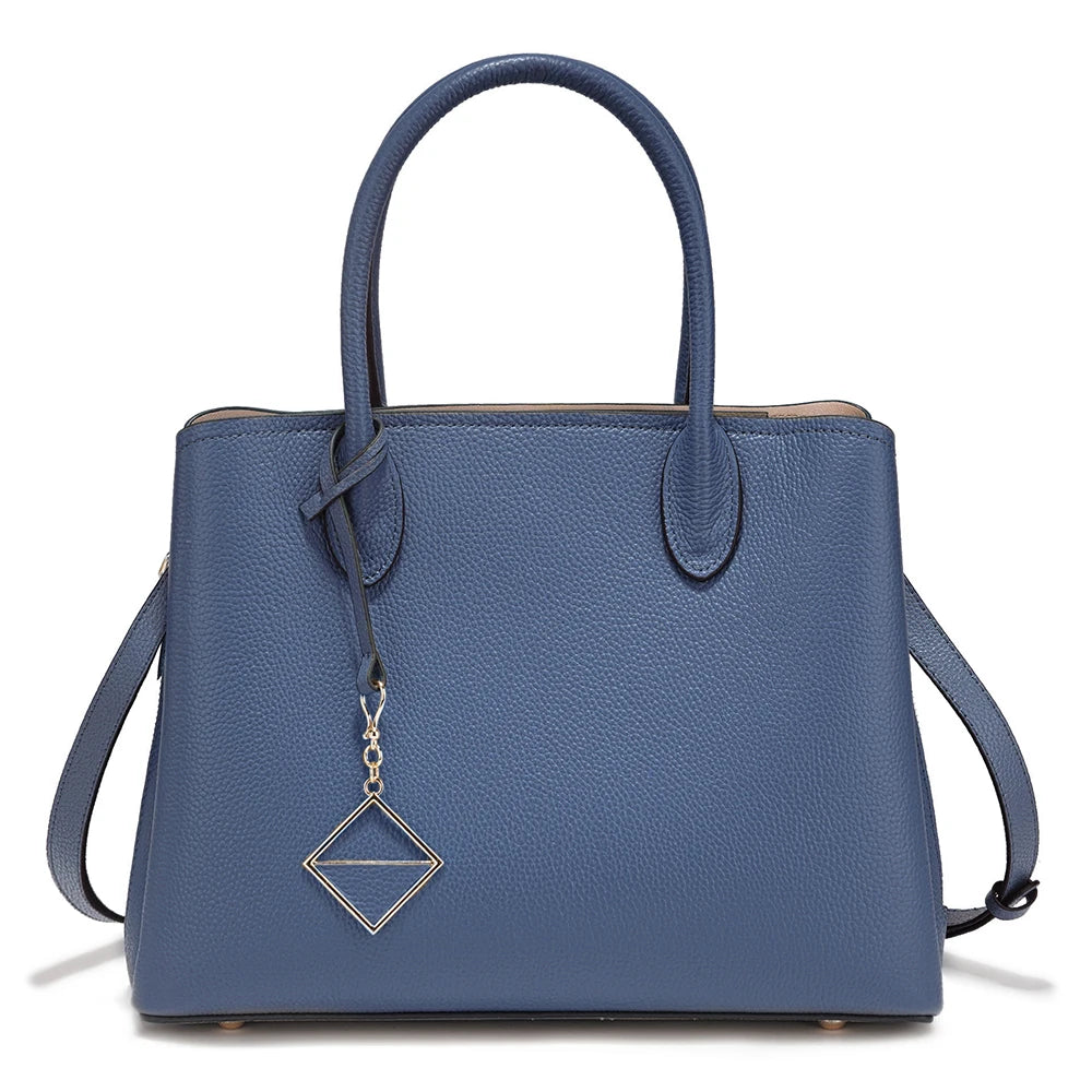 Zency Women's Leather Satchel Handbag Large Shopper Designer Shoulder Bag Top Handle