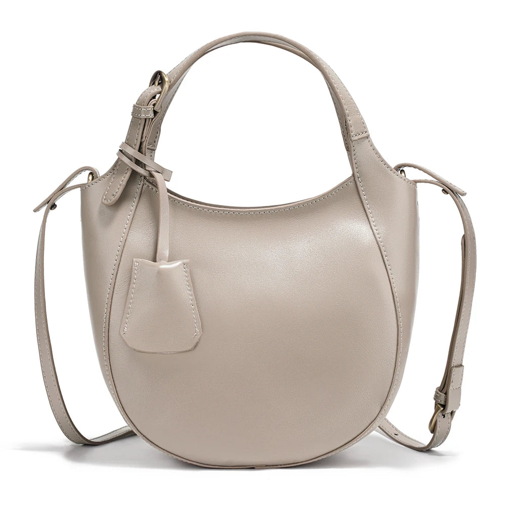 Zency Genuine Leather Shoulder Bags Stylish Crossbody Bags for Women Cowhide 2026
