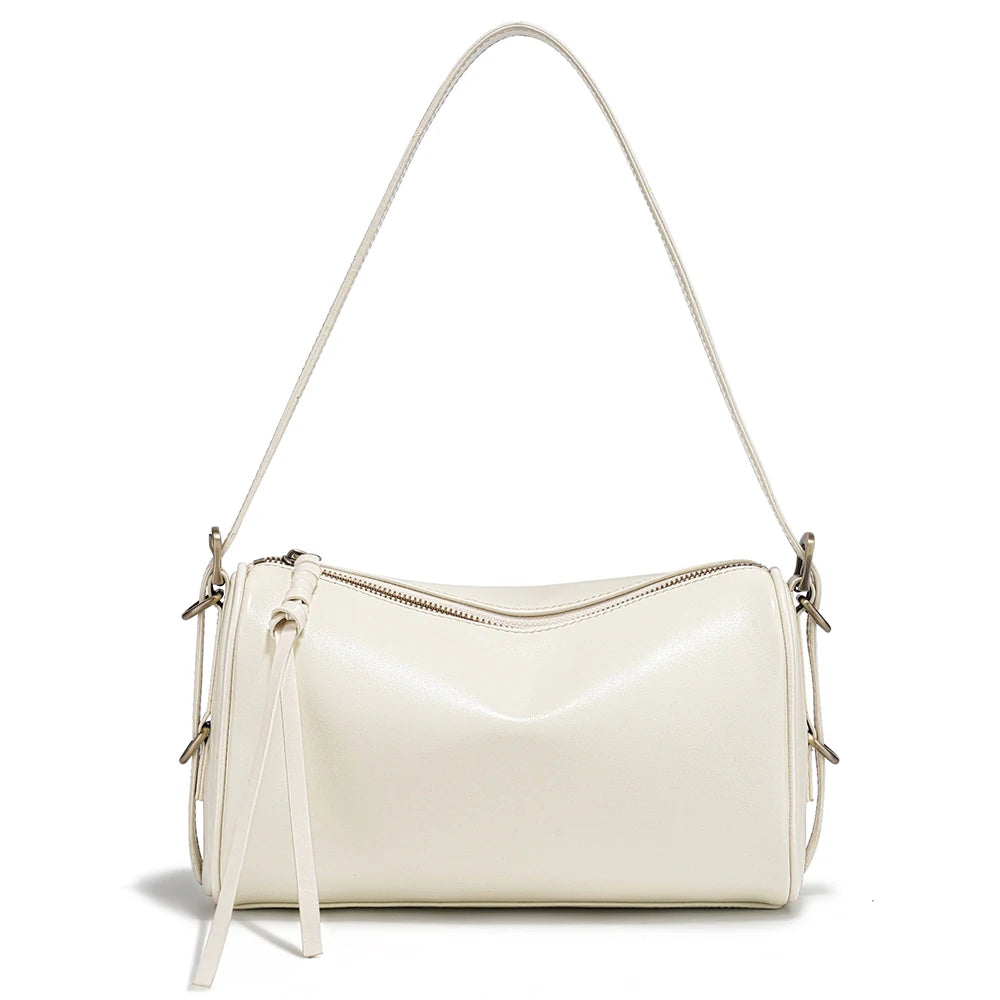 Zency Women's Genuine Leather Crossbody Bag High Quality Cowhide Leather Shoulder Bags