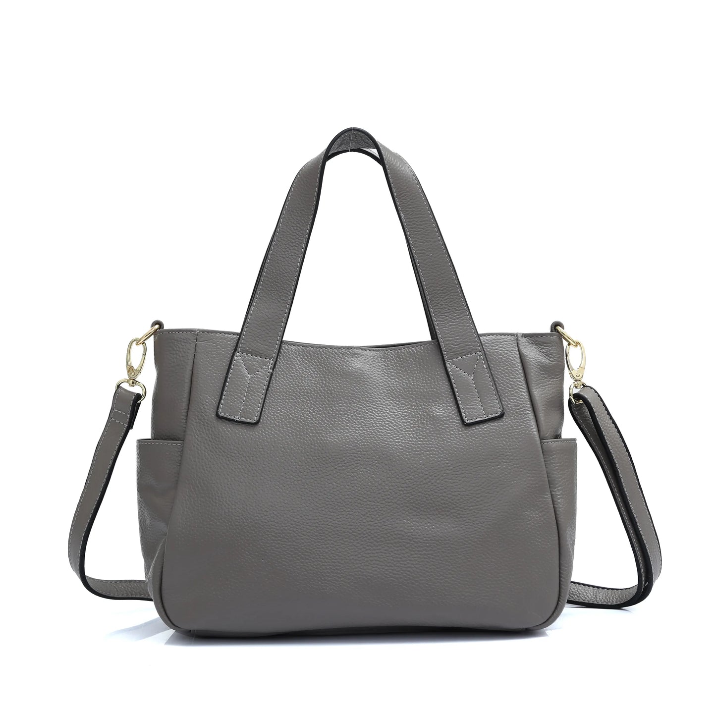 Genuine Leather Tote Handbag For Women Simple Commute Classic Crossbody