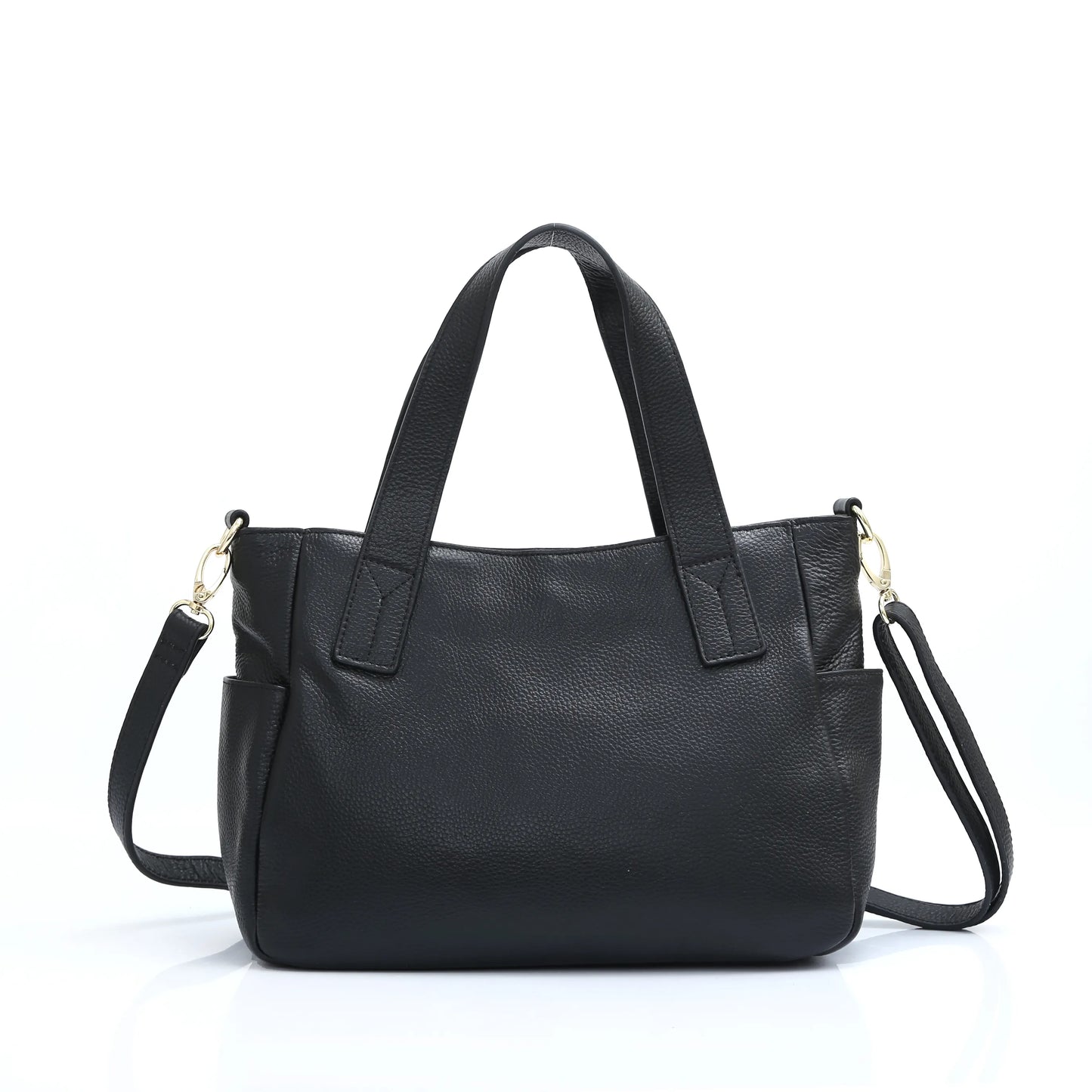 Genuine Leather Tote Handbag For Women Simple Commute Classic Crossbody