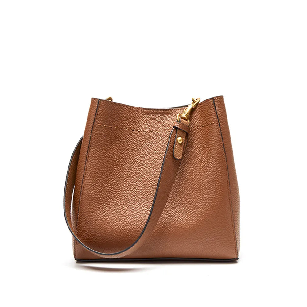Genuine Leather Casual Shopper Shoulder Bag Commuter Large Handbags
