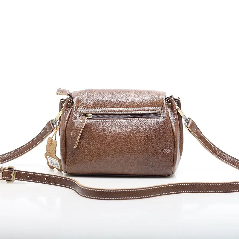 Zency Small Shoulder Bag Vintage Square Bag Crossbody Many Pockets Purse