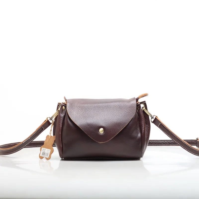 Zency Small Shoulder Bag Vintage Square Bag Crossbody Many Pockets Purse