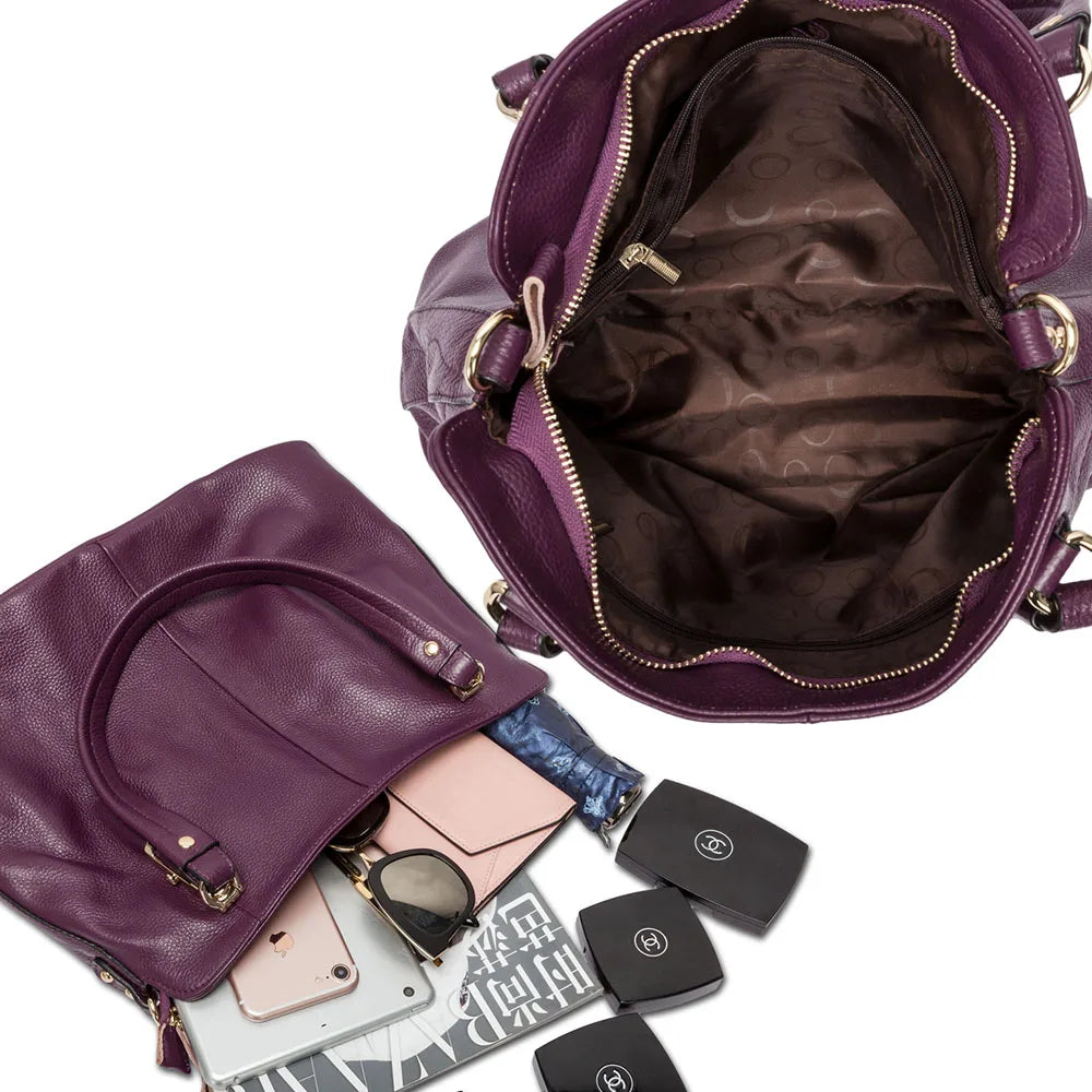 Zency Women Shoulder Bag 100% Genuine Leather Handbag