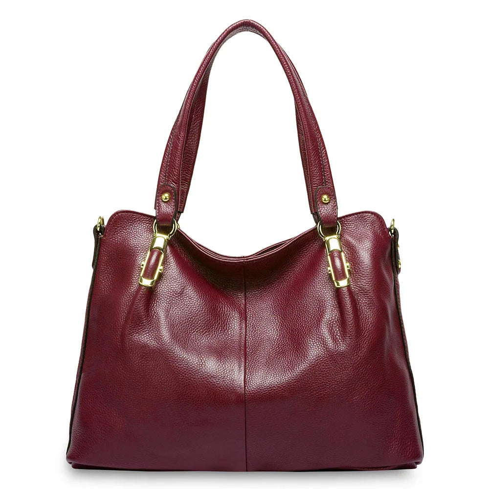 Zency Women Shoulder Bag 100% Genuine Leather Handbag