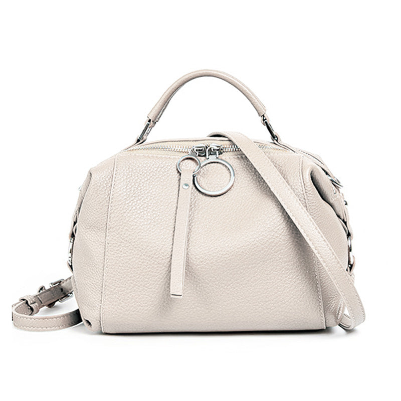 Zency 100% Soft Genuine Leather Handbag Cross-body Bag