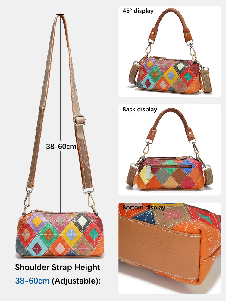 Zency Multi-Color Shoulder Bag For Women Crossbody Satchels Handbag