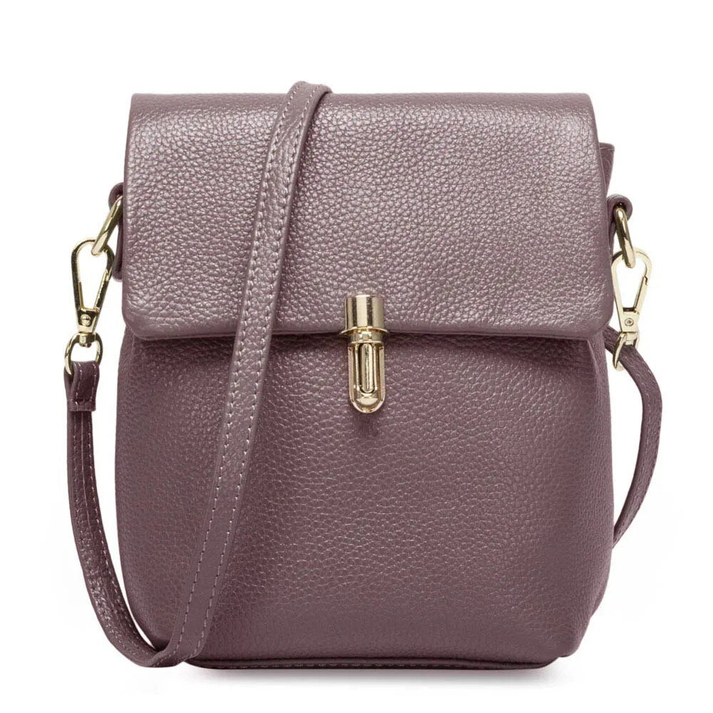 Genuine Leather Fashion Women Messenger Bag Phone Purse