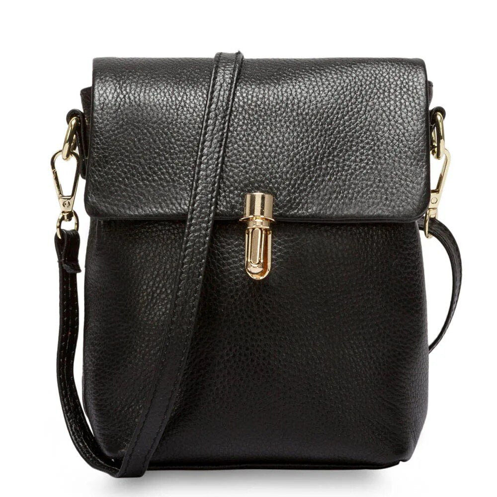 Genuine Leather Fashion Women Messenger Bag Phone Purse