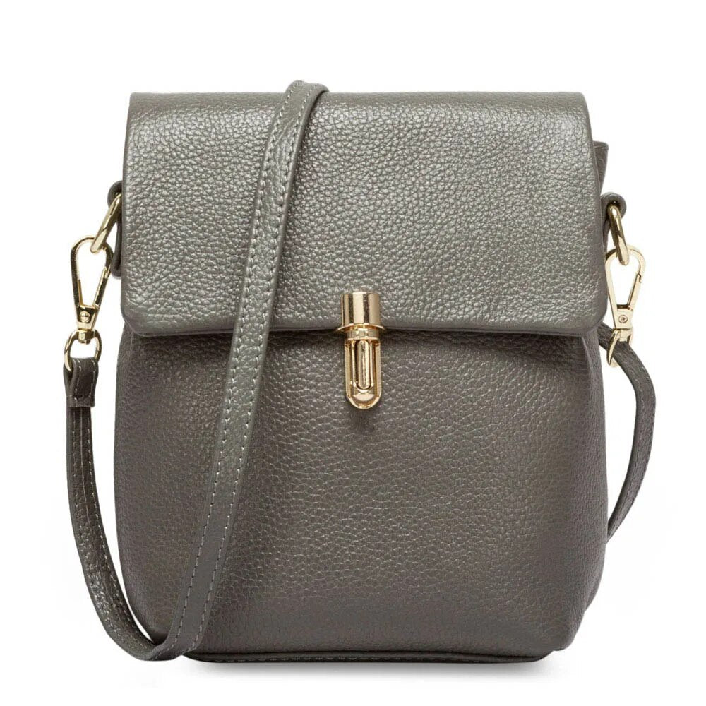 Genuine Leather Fashion Women Messenger Bag Phone Purse